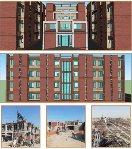 Bakhtawar Amin Medical College Girls Hostel, Bypass Multan · 70,000 sq. ft.