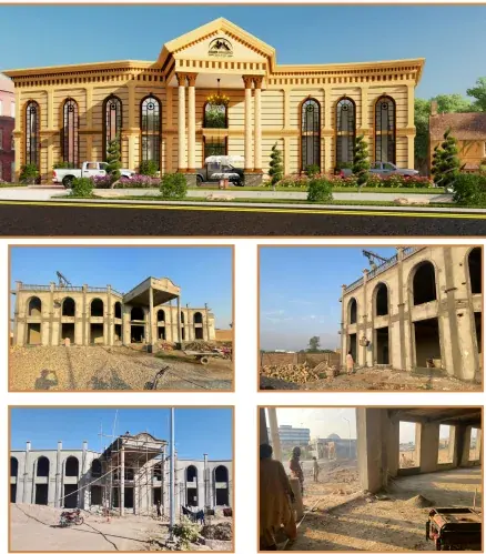 Main Office Plaza, Adams Housing, D.G. Khan · 16,000 sq. ft.