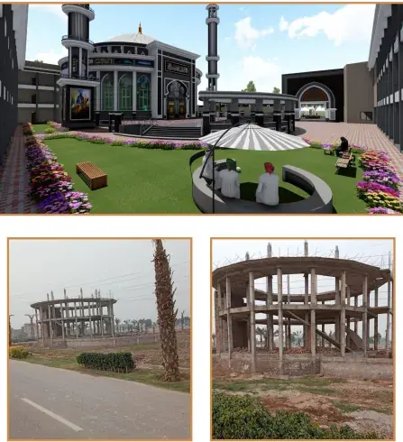 Jamia Masjid, B Block Adams Housing, Lahore · 14,000 sq. ft.