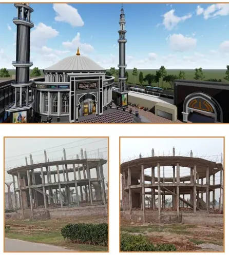 Jamia Masjid, B Block Adams Housing, Multan · 14,000 sq. ft.